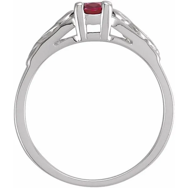 Youth Precious Gift™ Birthstone Ring Image 2 M. J. Thomas Jewelers, Ltd. Stratford, CT