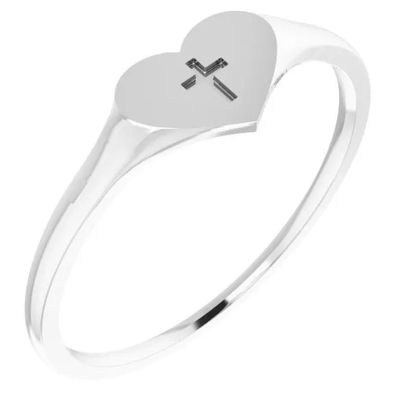 Youth Heart & Cross Ring J. Meredith Jewelers Delafield, WI