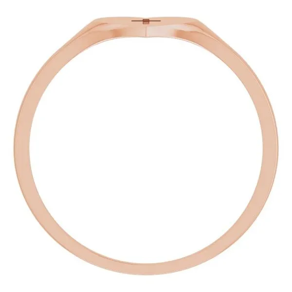 Youth Heart & Cross Ring Image 2 Blue Heron Jewelry Company Poulsbo, WA