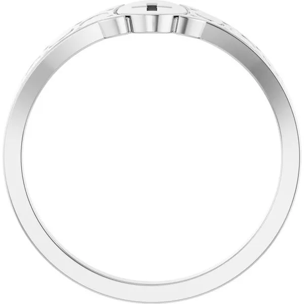 Youth Cross Signet Ring Image 2 D'Errico Jewelry Scarsdale, NY