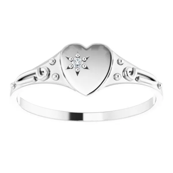 Youth Heart Ring Image 3 Hopman Jewelers Elkhart, IN