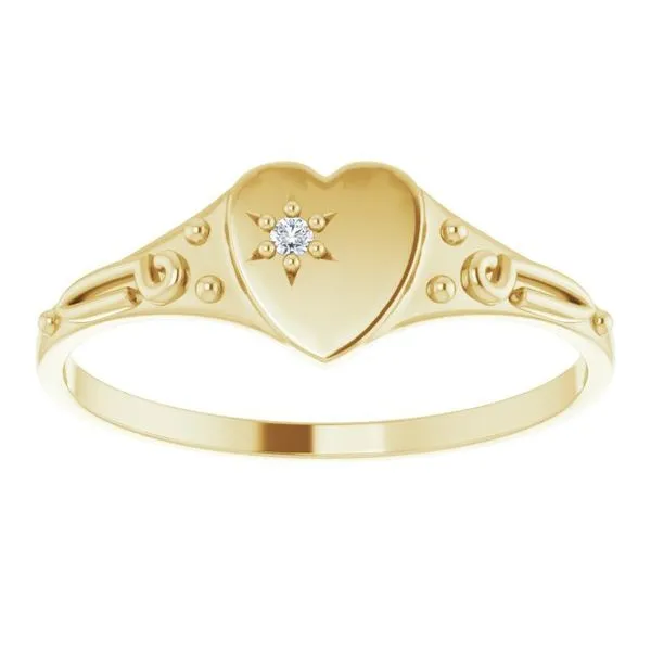 Youth Heart Ring Image 3 Milan's Jewelry Inc Sarasota, FL