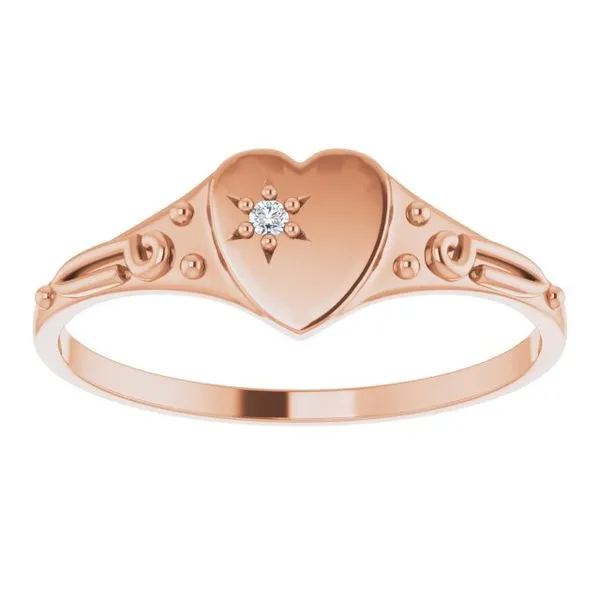 Youth Heart Ring Image 3 Milan's Jewelry Inc Sarasota, FL