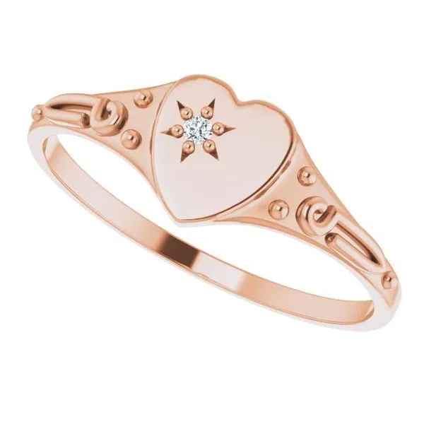 Youth Heart Ring Image 5 Rasmussen Jewelers Spanish Fork, UT