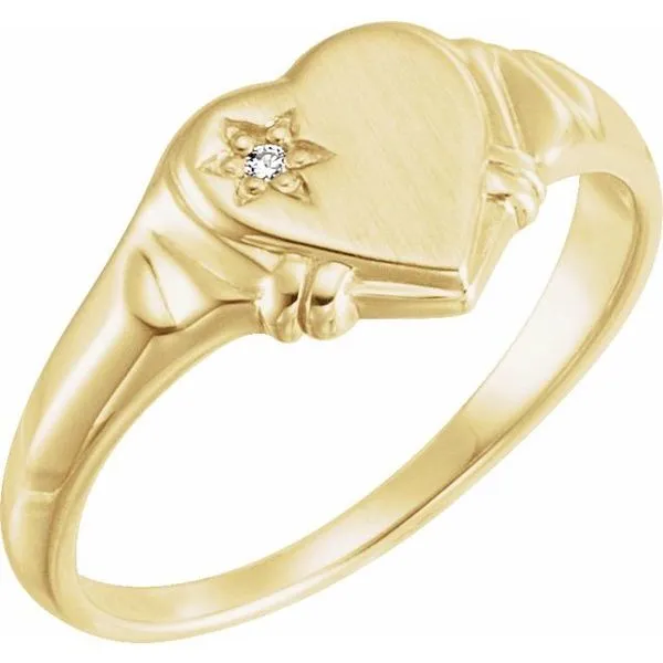 Accented Youth Heart Ring Rasmussen Jewelers Spanish Fork, UT