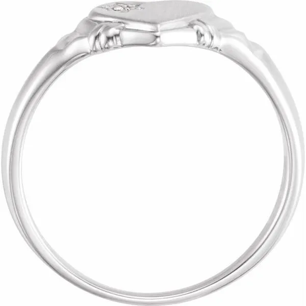 Accented Youth Heart Ring Image 2 Hopman Jewelers Elkhart, IN