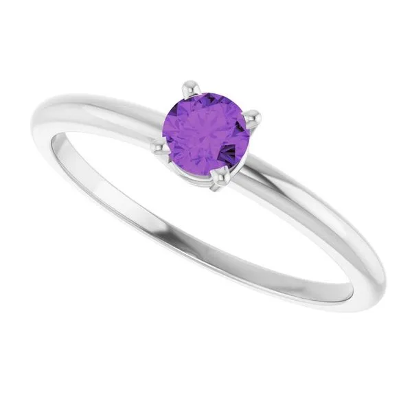 Youth Birthstone Ring Image 4 Hopman Jewelers Elkhart, IN