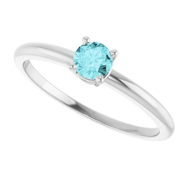 Youth Birthstone Ring Image 4 J. Meredith Jewelers Delafield, WI