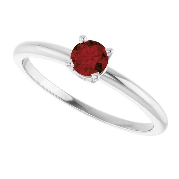 Youth Birthstone Ring Image 4 Hopman Jewelers Elkhart, IN