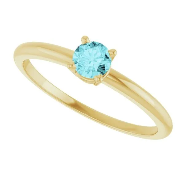 Youth Birthstone Ring Image 4 Hopman Jewelers Elkhart, IN