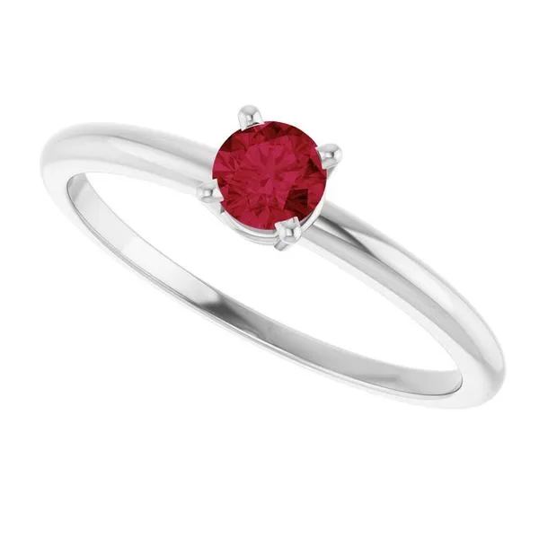 Youth Birthstone Ring Image 4 James & Williams Jewelers Berwyn, IL
