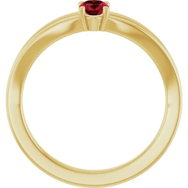 Youth Birthstone Ring Image 2 J. Meredith Jewelers Delafield, WI