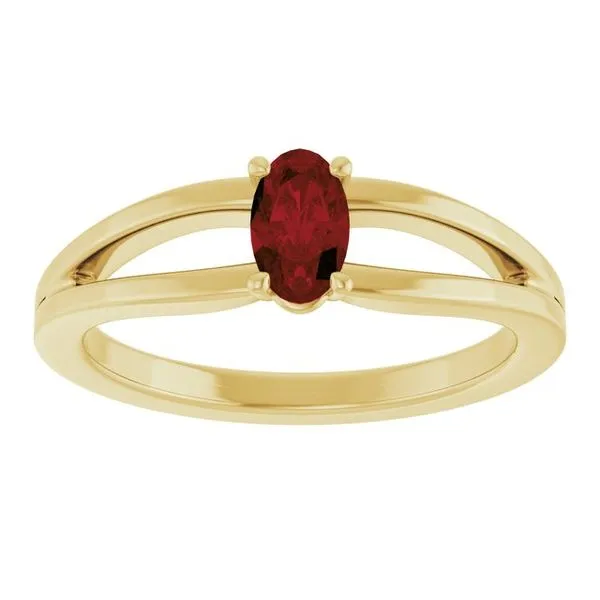 Youth Birthstone Ring Image 3 Hopman Jewelers Elkhart, IN