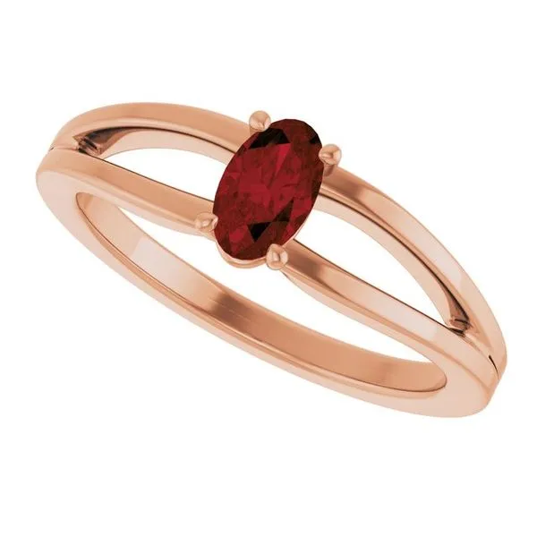 Youth Birthstone Ring Image 5 Hopman Jewelers Elkhart, IN