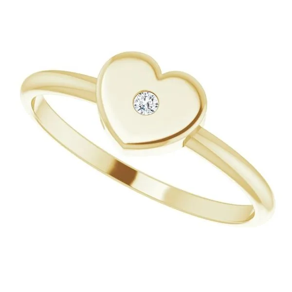 Youth Heart Ring Image 5 Milan's Jewelry Inc Sarasota, FL