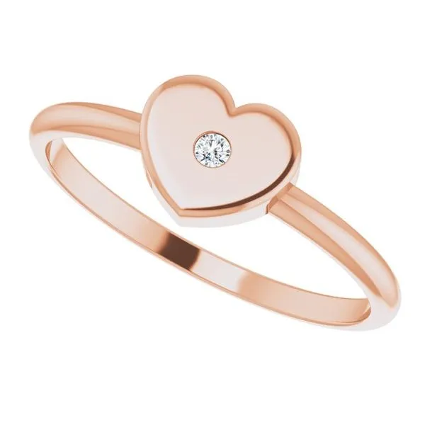 Youth Heart Ring Image 5 Hopman Jewelers Elkhart, IN