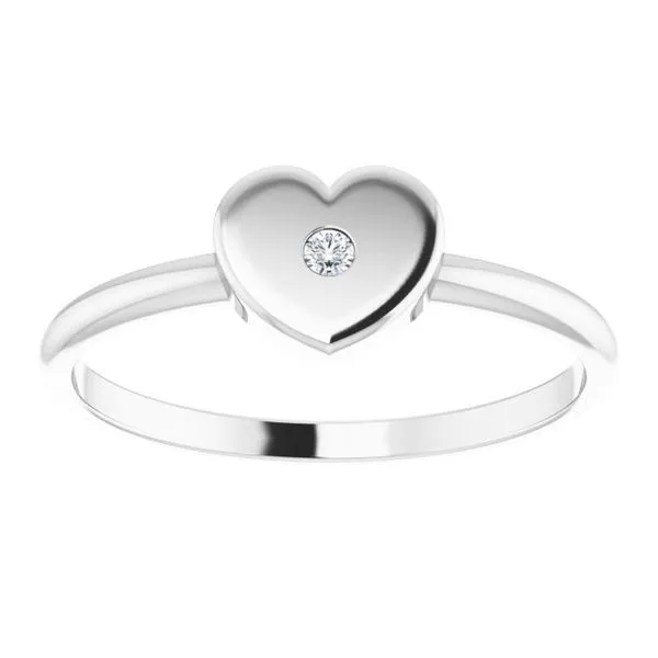 Youth Heart Ring Image 3 Milan's Jewelry Inc Sarasota, FL