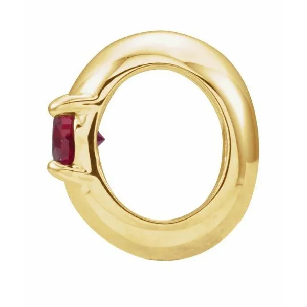 Birth of a Child® Miniature Imitation Birthstone Ring Pendant Image 2 Hopman Jewelers Elkhart, IN