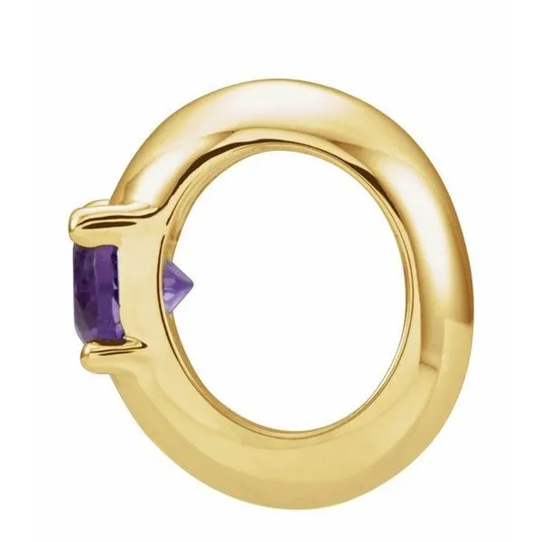 Birth of a Child® Miniature Imitation Birthstone Ring Pendant Image 2 Hopman Jewelers Elkhart, IN