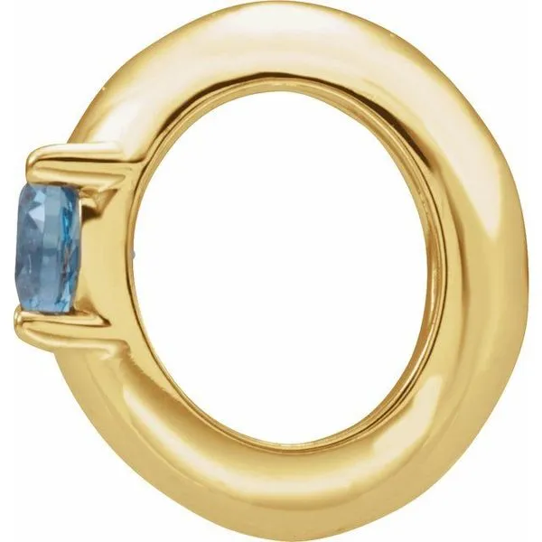 Birth of a Child® Miniature Imitation Birthstone Ring Pendant Image 2 Hopman Jewelers Elkhart, IN