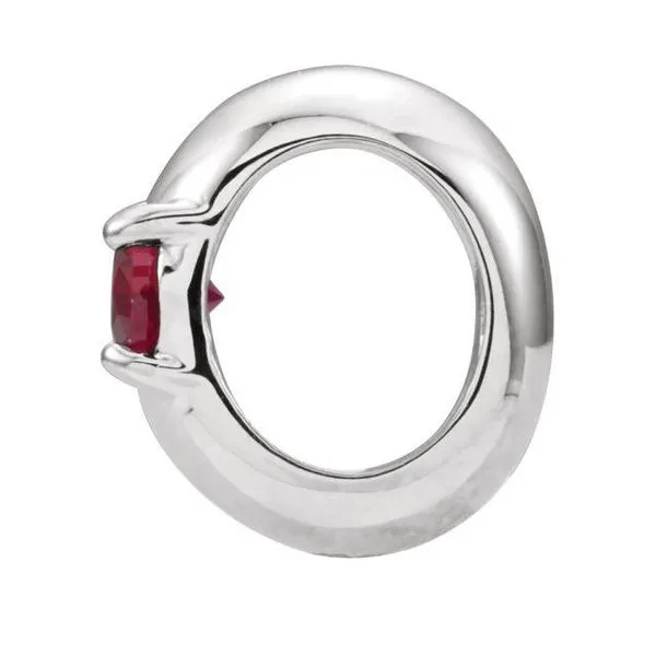 Birth of a Child® Miniature Imitation Birthstone Ring Pendant Image 2 Arlene's Fine Jewelry Vidalia, GA