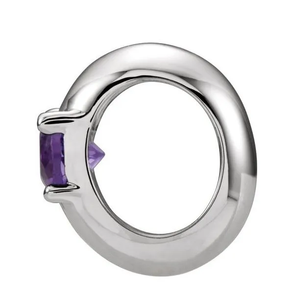 Birth of a Child® Miniature Imitation Birthstone Ring Pendant Image 2 Rasmussen Jewelers Spanish Fork, UT