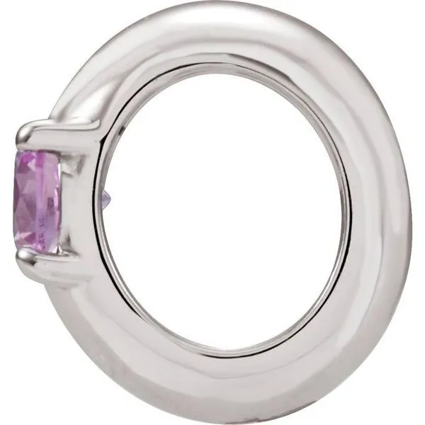 Birth of a Child® Miniature Imitation Birthstone Ring Pendant Image 2 Hopman Jewelers Elkhart, IN