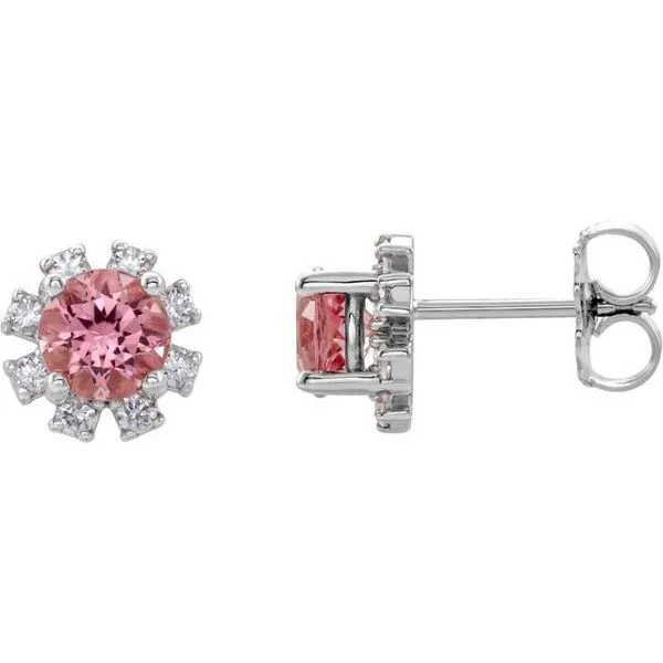 Round 4-Prong Halo-Style Earrings Hart's Jewelers Grants Pass, OR