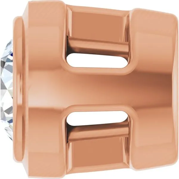 Round Bezel-Set Slide Pendant Image 3 Cherry Street Jewelers Tulsa, OK