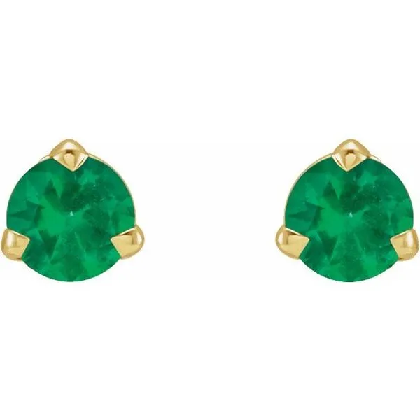 Round 3-Prong Claw Stud Earrings Image 2 G.G. Gems, Inc. Scottsdale, AZ