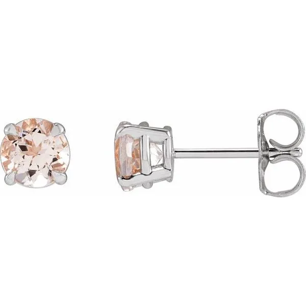 Round 4-Prong Claw Stud Earrings Hopman Jewelers Elkhart, IN