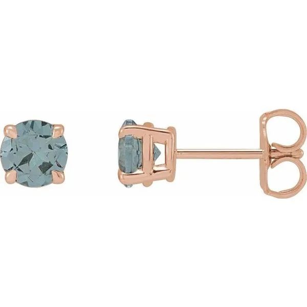 Round 4-Prong Claw Stud Earrings D'Errico Jewelry Scarsdale, NY