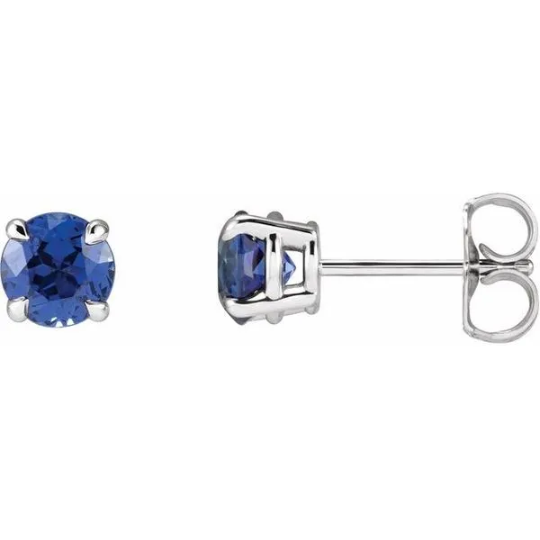 Round 4-Prong Claw Stud Earrings Hopman Jewelers Elkhart, IN