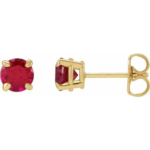 Round 4-Prong Claw Stud Earrings Hopman Jewelers Elkhart, IN