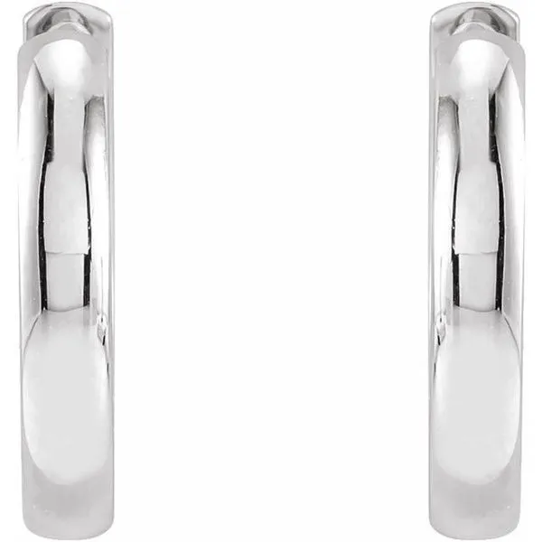 Huggie Hoop Earrings Image 2 Rasmussen Jewelers Spanish Fork, UT