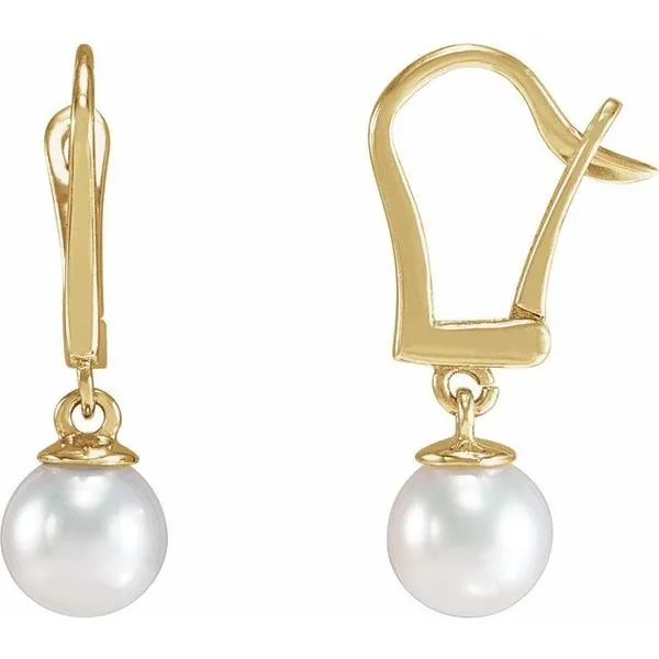 Click-In Pearl Earrings Hopman Jewelers Elkhart, IN
