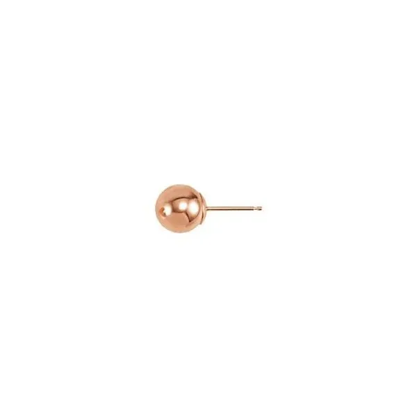 Ball Earrings with Bright Finish Henry B. Ball Jewelers Canton, OH