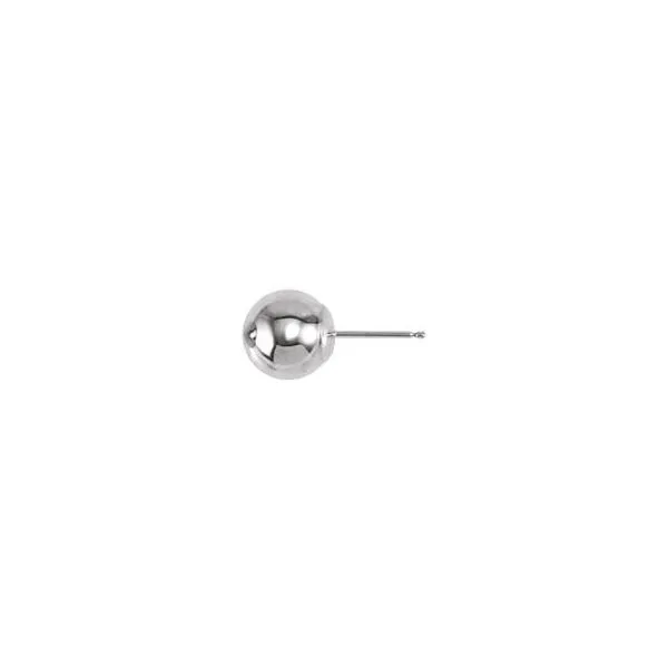 Ball Earrings with Bright Finish Becky Beck's Jewelry DeKalb, IL