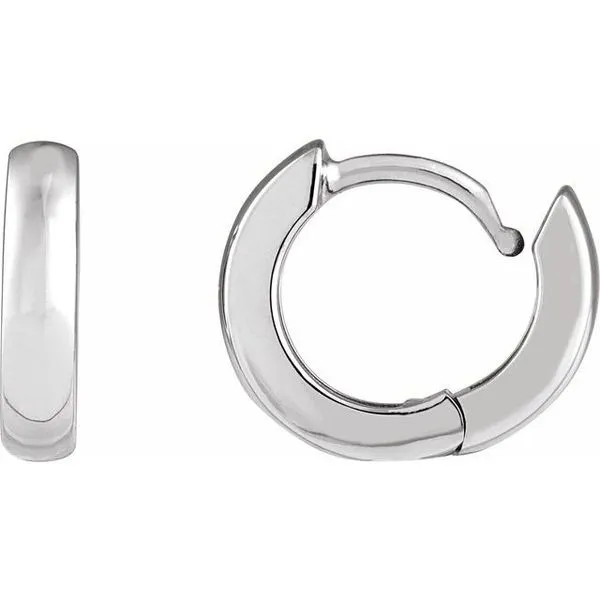 Hinged Hoop Earrings Image 3 J. Meredith Jewelers Delafield, WI