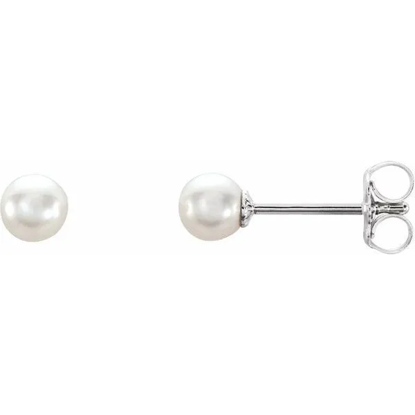 Pearl Stud Earrings Blue Heron Jewelry Company Poulsbo, WA