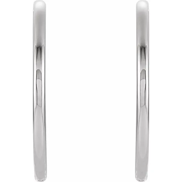 Hinged Hoop Earrings Image 2 J. Meredith Jewelers Delafield, WI