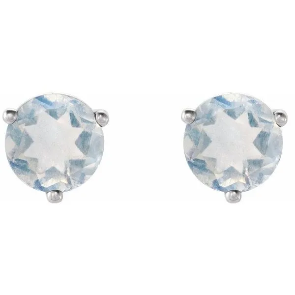 Round 3-Prong Stud Earrings Image 2 Hopman Jewelers Elkhart, IN