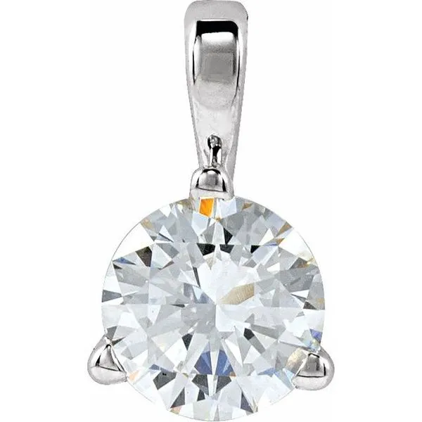 Solitaire Pendant Austin's Fine Diamonds & Jewelry Lyndhurst, NJ