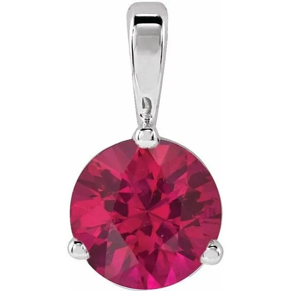Solitaire Pendant D'Errico Jewelry Scarsdale, NY