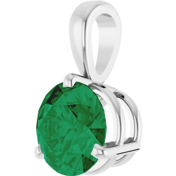Solitaire Pendant Image 2 Scirto's Jewelry Lockport, NY
