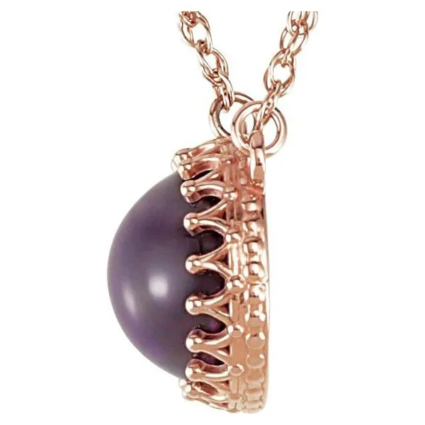 Cabochon Crown Necklace Image 2 Rasmussen Jewelers Spanish Fork, UT