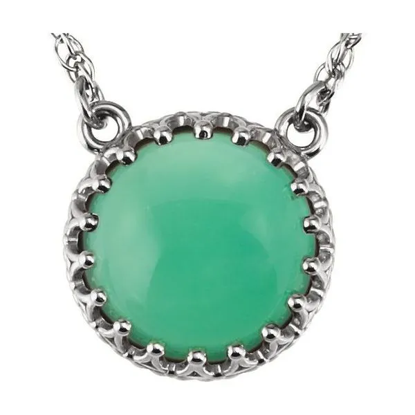 Cabochon Crown Necklace Hopman Jewelers Elkhart, IN