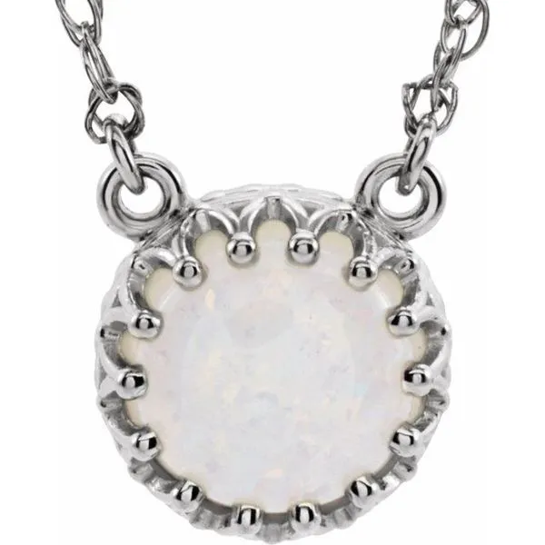 Cabochon Crown Necklace Hopman Jewelers Elkhart, IN