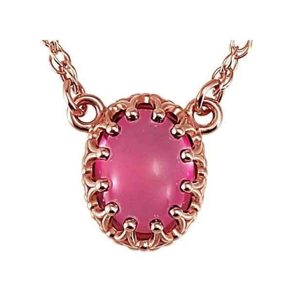 Cabochon Crown Necklace D'Errico Jewelry Scarsdale, NY