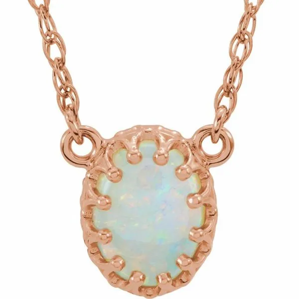 Cabochon Crown Necklace J. Meredith Jewelers Delafield, WI